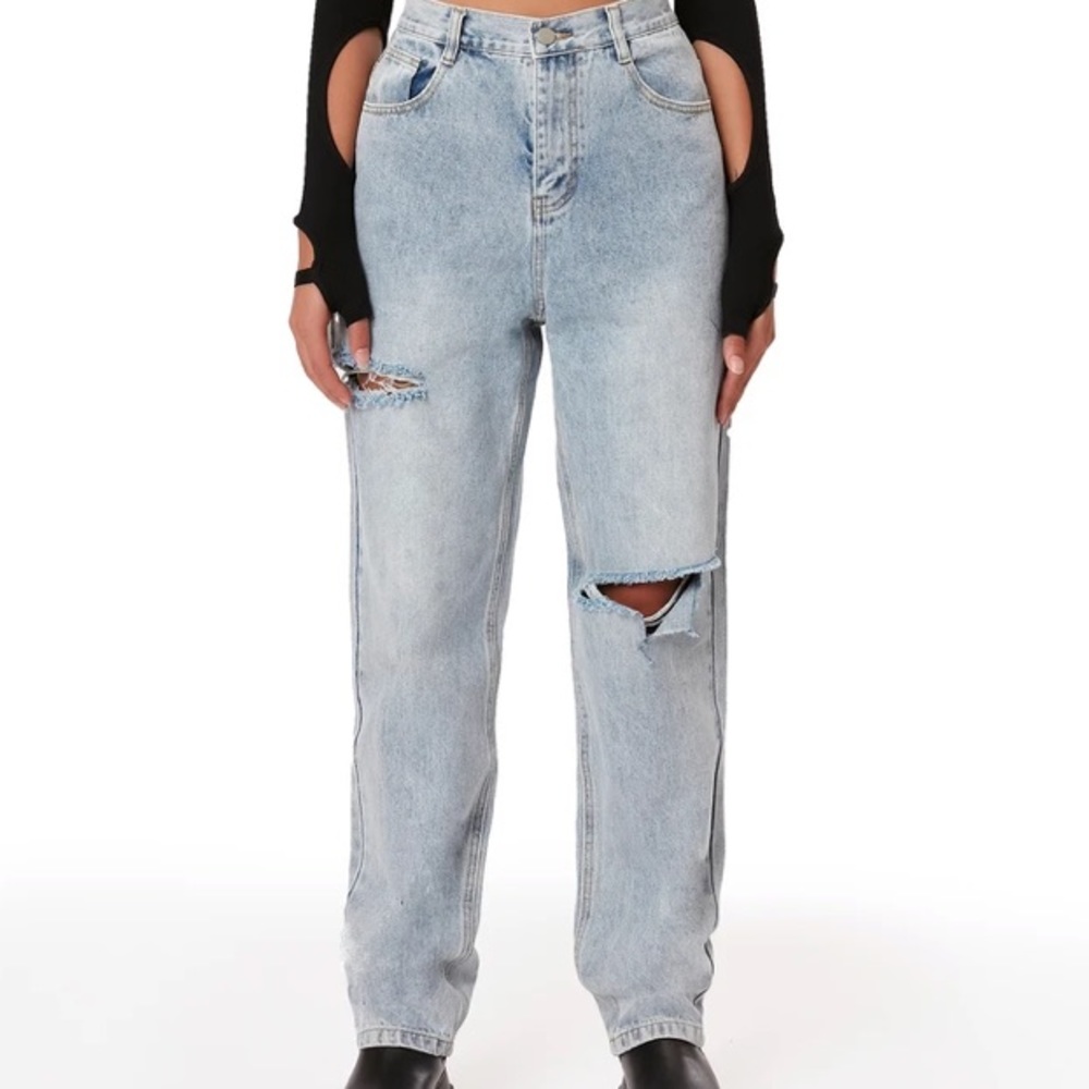 The Kript Hudson Distress Jeans